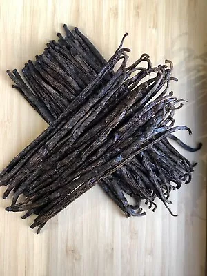 50 Madagascar Grade B Extract Grade Bourbon Vanilla Beans [5-6 Inches] • $43.99