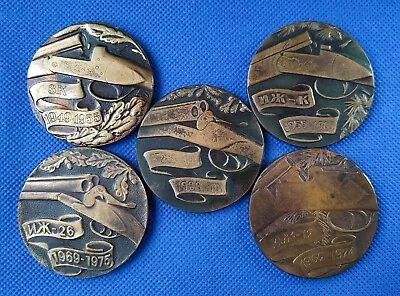 IZh Hunting Shotgun Izhevsk Mechanical Nature Animals Soviet 5 Table Medal USSR • $82