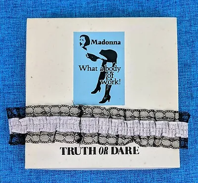 MADONNA TRUTH OR DARE PROMO BOX PILLOWCASE & GARTER BELT US BOY TOY 1991 Rare • $595