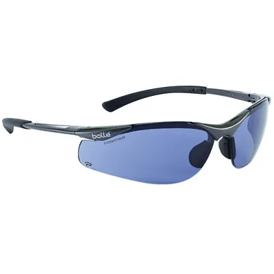 £14.50 • Buy BOLLE CONTOUR Safety Glasses Anti-Scratch Anti-Fog Sunglasses Smoke W/ FREE BAG