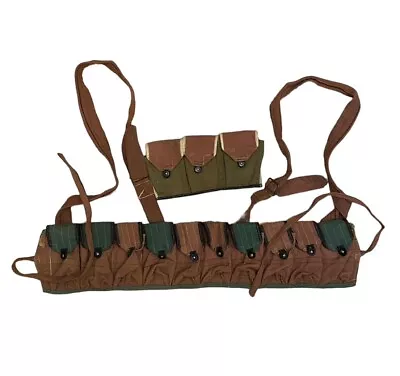 Vietnam War SKS Chest Rig & Pouch Ammo VC/NVA Vet Bringback • $9.99