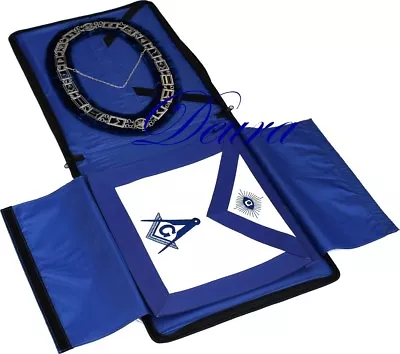 Master Mason Working Tools Masonic COLLAR APRON CASE Complete Package MM-4000 • $129.99