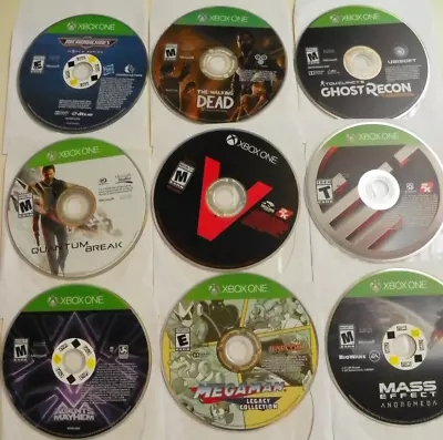 Xbox One Lot Of 9 Games Disks Only Mega Man + More See Pics All Nice • $19.99