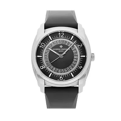 Vacheron Constantin Quai De L'Ile Auto Steel Mens Strap Watch 4500S/000A-B196 • $17250