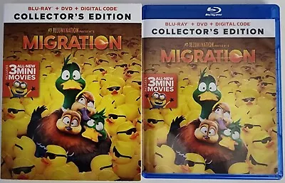 Migration Blu Ray Dvd 2 Discs + Slipcover Sleeve Free Usa Shipping • $13.99