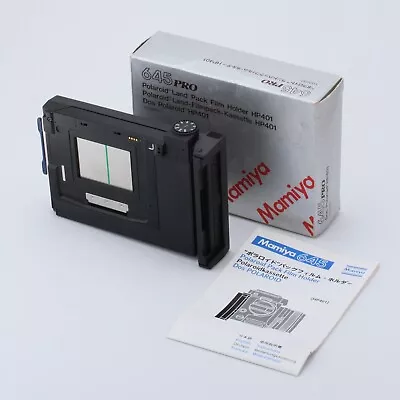 【MINT】Mamiya 645 PRO Polaroid Back Land Pack Film Holder HP401 With Instructions • $49.99