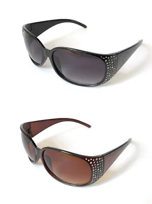 Cool 90`s Y2k Retro Look Vintage Diamante Wrap Style Designer Sunglasses • £12.95