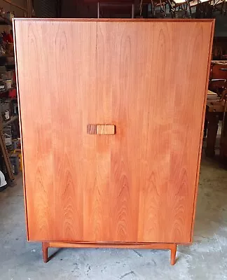 Vintage G Plan Teak Wardrobe By Ib Kofod Larsen          Delivery Available • £495