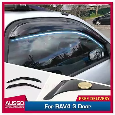 AUSGO Weather Shields For Toyota RAV4 3 Doors 2000-2006 Weathrshields • $60.71