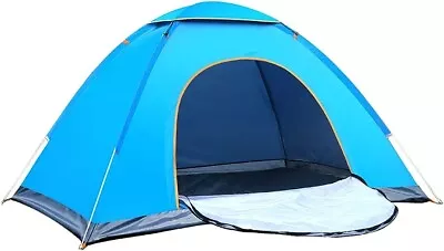 1-2 Person Man Family Tent Instant Pop Up Tent Outdoor Camping Hiking Festival • £16