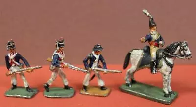 4 Miniature Lead Soldiers USA Gen. Sam Smith Maryland Infantry Seaman Tray 13 • $16.95