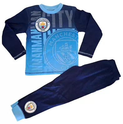 Boys Official Licensed Manchester City Pyjamas. Age 4-5 Years Only • £8.39