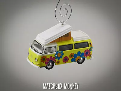 '68 Volkswagen Hippie Flower Bus Camper VW T1 T2 Christmas Ornament Westfalia RV • $26.99