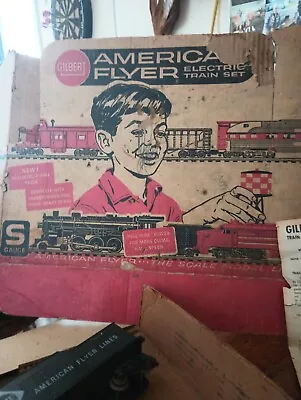 VINTAGE GILBERT S GAUGE AMERICAN FLYER ELECTRIC TRAIN SET MADE IN USA 1960s • $400