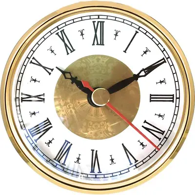 Mini Quartz Clock Insert 3-1/8 Inch (80 Mm) Round Quartz Movement Miniature Cloc • $16.11