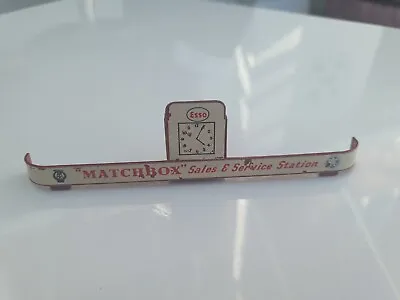 Matchbox MG 1 Garage Esso Sign Good Condition • £19.99