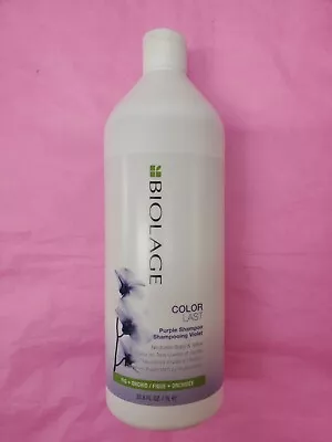 $34.50 • Buy Matrix Biolage Colorlast Purple Shampoo 33.8 Oz BRAND NEW 