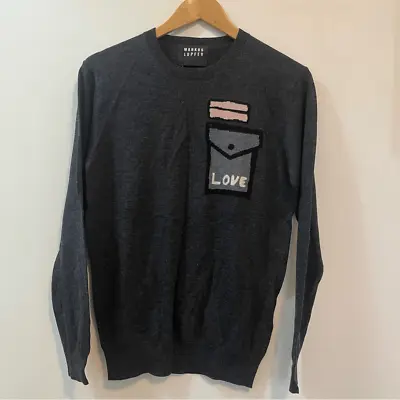 Markus Lupfer Marino Wool Love Sweater In Size Small • $260