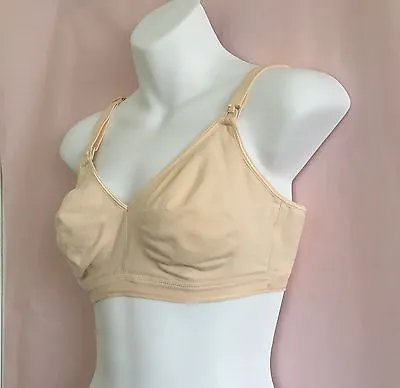 Medela Maternity Bra Womens Size 36 B/C Breastfeeding Bra Beige • $11.69