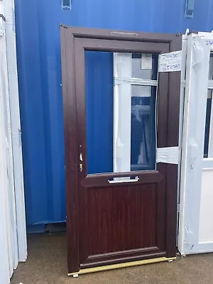 Brand New Inward Opening Rosewood  Upvc Door 1015 X 2040 MmComplete £379 • £379