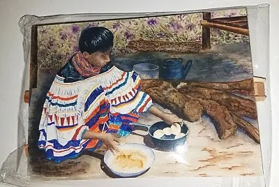 Primitive Cooking Canvas Photo Print On Easel Artwork Artist Veronica Gager • $3.99