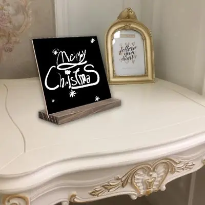 A6 TABLE TOP BLACKBOARD STAND MENU NOTICE DISPLAY CHALK BOARD DIPLAy BOARD • £8