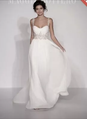 Maggie Sottero Jeanette Wedding Dress Size 10 New (Sample Sale) • £259