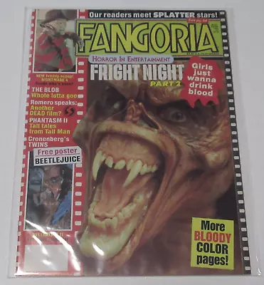 Fangoria Horror Magazine #76 1988 Fright Night 2 Hellraiser II The Blob Romero • $15