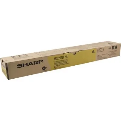 Genuine Sharp MX27NTYA MX-27NTYA Toner Cartridge Yellow • $54