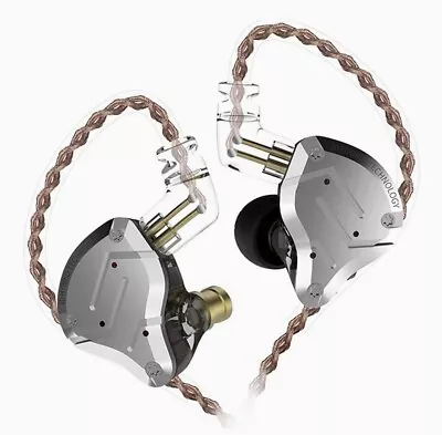 KZ-ZS10 PRO In Ear Monitor Earphone Hybrid W/Detachable 2 Pin Cable | No Mic • $40