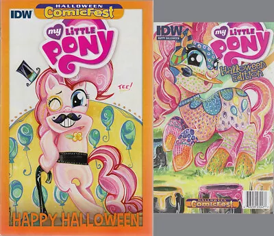 MY LITTLE PONY - SET OF 2 HALLOWEEN COMICFEST ISSUES (2013 & 2016 Ashcan) NM/NM- • $6