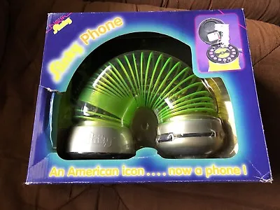 RARE Vintage Slinky Phone Neon Phone For Parts Or Repair - Open Box • $75