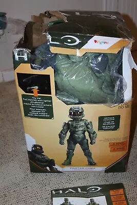 Master Chief Ultra Prestige Halo Microsoft Costume L Large 10-12 Kids Open Box • $200