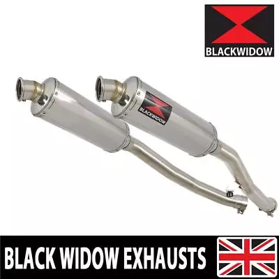 ZZR 1400 ZX14 Ninja 2008-2011 4-2 Exhaust Silencers End Cans SN30R • £269.99