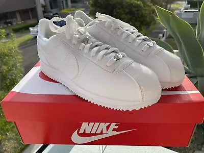 Nike Cortez Basic Leather White Size 10.5 • $550