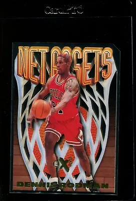 1996 Skybox E-x 2000 Net Assets #17 Dennis Rodman Hof Exmt *327412 • $12.50