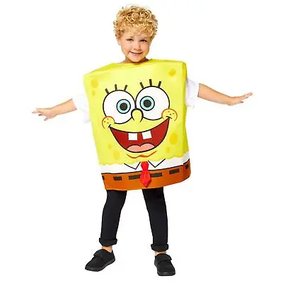 Children's Official SpongeBob SquarePants Padded Party Character Tabard Costume • £17.48