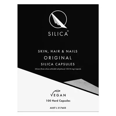 Qsilica Skin Hair & Nails 100 Vegan Capsules • $59.90