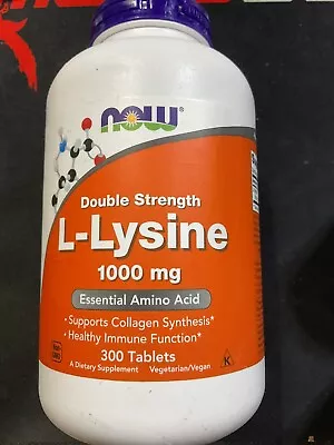 NOW Foods L-lysine Tablets (1000mg) - 300 Count • $21.95