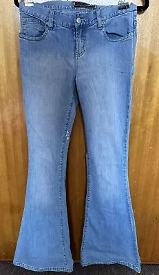 Lee Rider Jeans - Womens - Size 8 - Bumster Superflare 57389 • $25