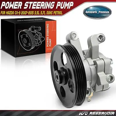 Power Steering Pump With Pulley For Mazda CX-9 2007-2015 3.5L 3.7L DOHC Petrol • $71.59