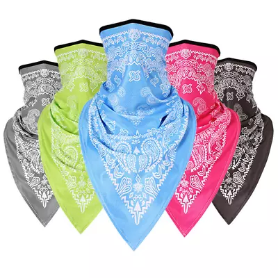 Motorcycle Face Mask Balaclava Scarf Bandana Neck Gaiter Headwear Mouth Cover US • $6.80