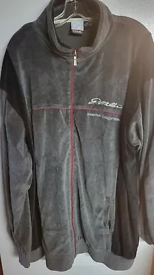 P. Miller Signature Collection Velour Full Zip Jacket Grey Size 3XL • $29.99