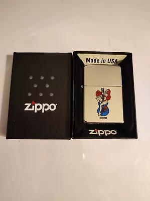 Zippo 205839 Pin Up Lady Lighter Case - No Inside Guts Insert • $50.58