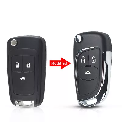 Remote Flip Car Key Shell Case Replacement For Holden VF Cruze 2009 -2014 3B • $10.69