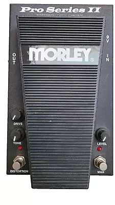 Morley Pro Series II Distortion Wah Volume Optical Guitar Effect Pedal • $129