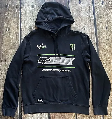 Fox Monster Pro Circuit Racing Hoodie Black Mens Size Small Great Condition • $39.99