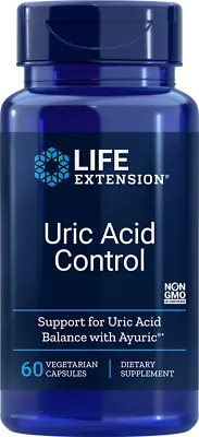 $18 • Buy Life Extension Uric Acid Control 60 Veg Caps