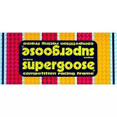 Mongoose - 1981 Supergoose - Prism Decal Set - Old School Bmx • $55