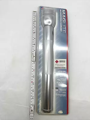 Maglite Flashlight 4D Cell Hang Heavy Duty Silver Mag Light Maglight Gift New • $90.97